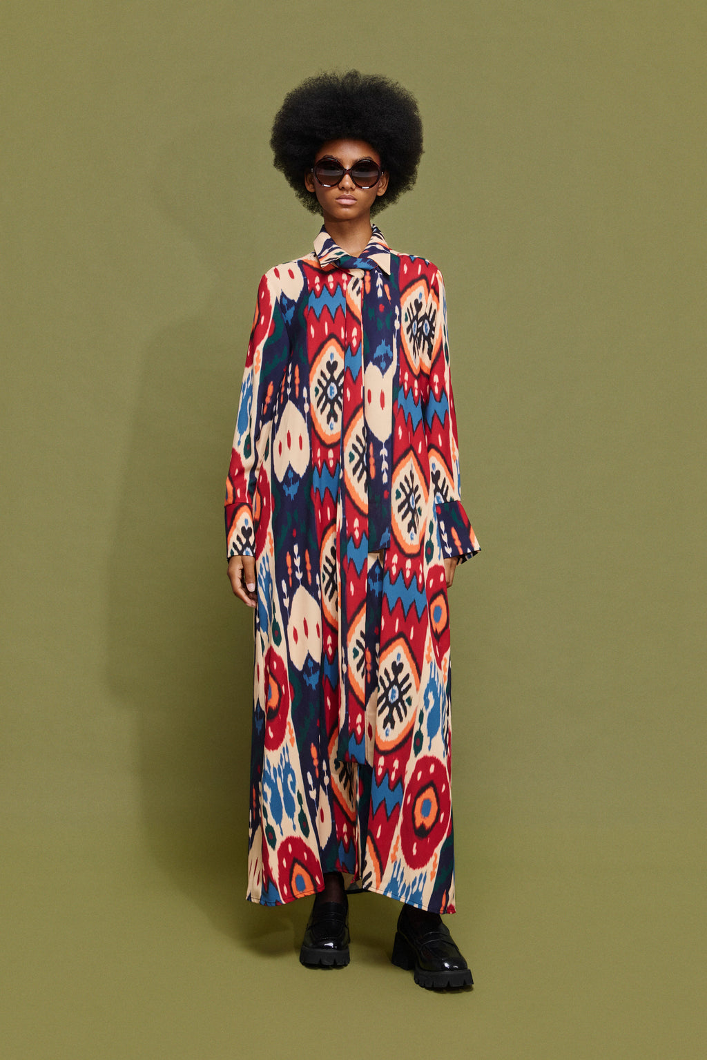 ‘LIANA’ ΜΑΞΙ ΦΟΡΕΜΑ (BLUE HARTS) MAMOUSH