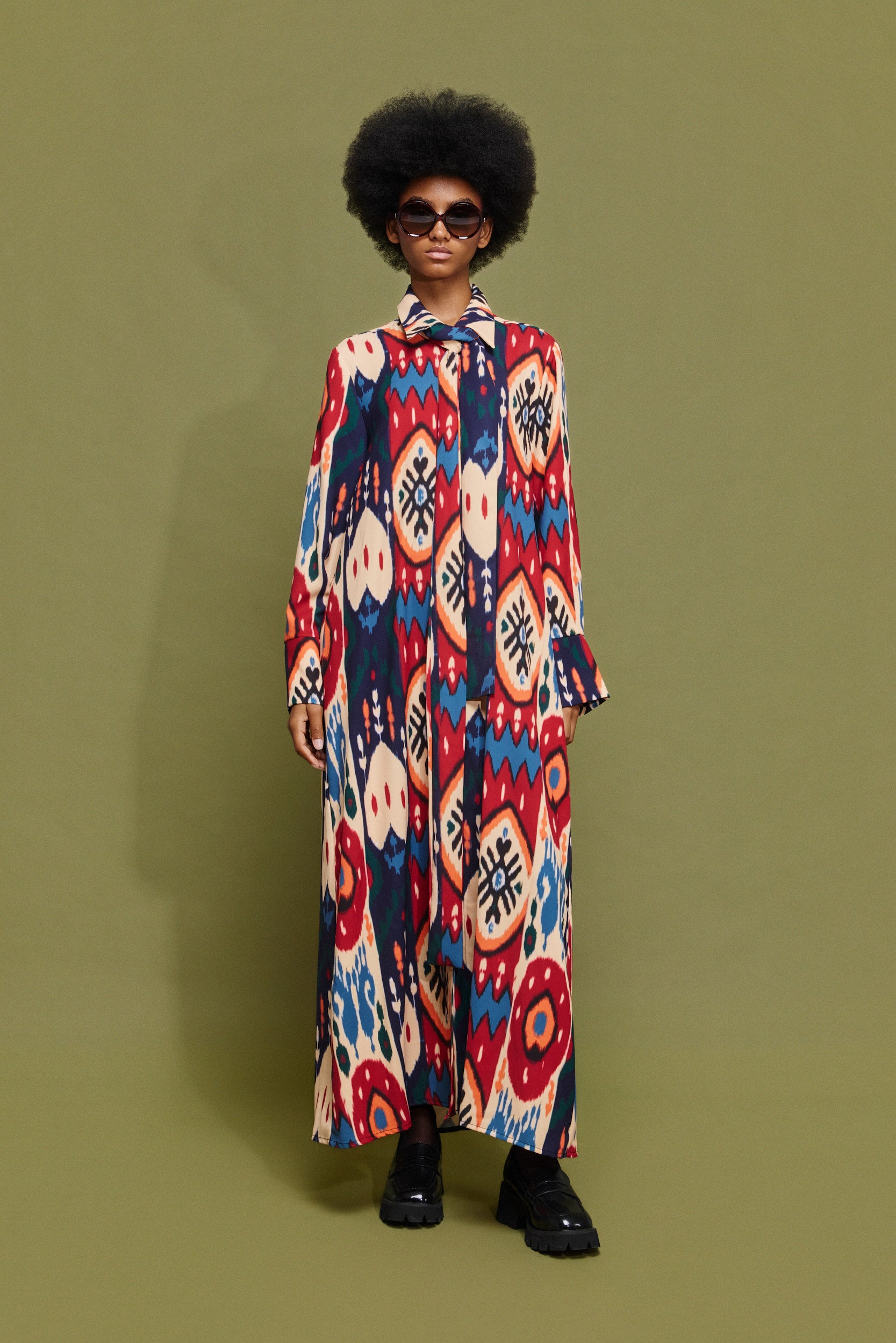 ‘LIANA’ ΜΑΞΙ ΦΟΡΕΜΑ (BLUE HARTS) MAMOUSH