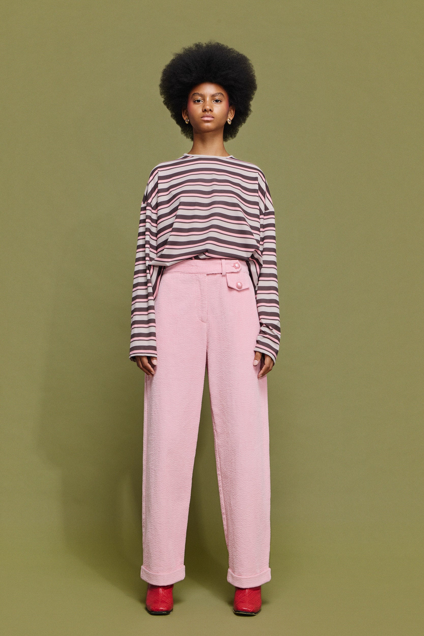 LIA' ΚΟΤΛΕ ΠΑΝΤΕΛΟΝΙ ΜΕ ΡΕΒΕΡ (PINK) MAMOUSH