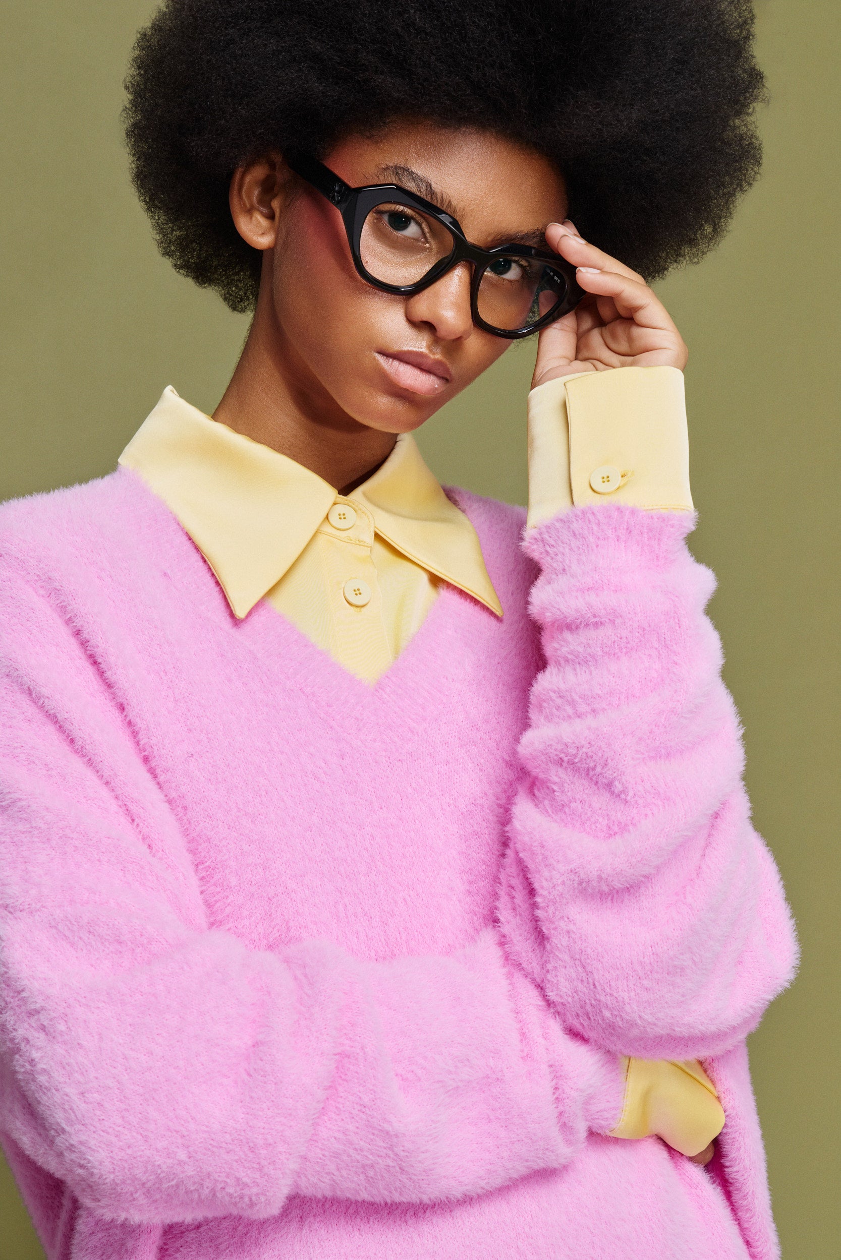 ‘AGNI’ ΠΛΕΚΤΗ ΜΠΛΟΥΖΑ (PINK) MAMOUSH