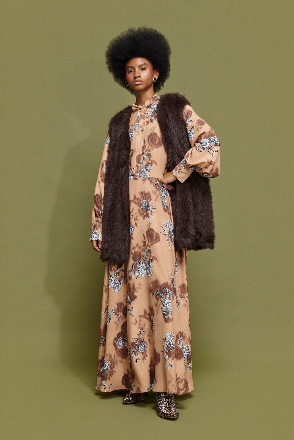 ‘FIONA’ ΜΑΚΡΥ ΓΟΥΝΙΝΟ ΓΙΛΕΚΟ MAMOUSH