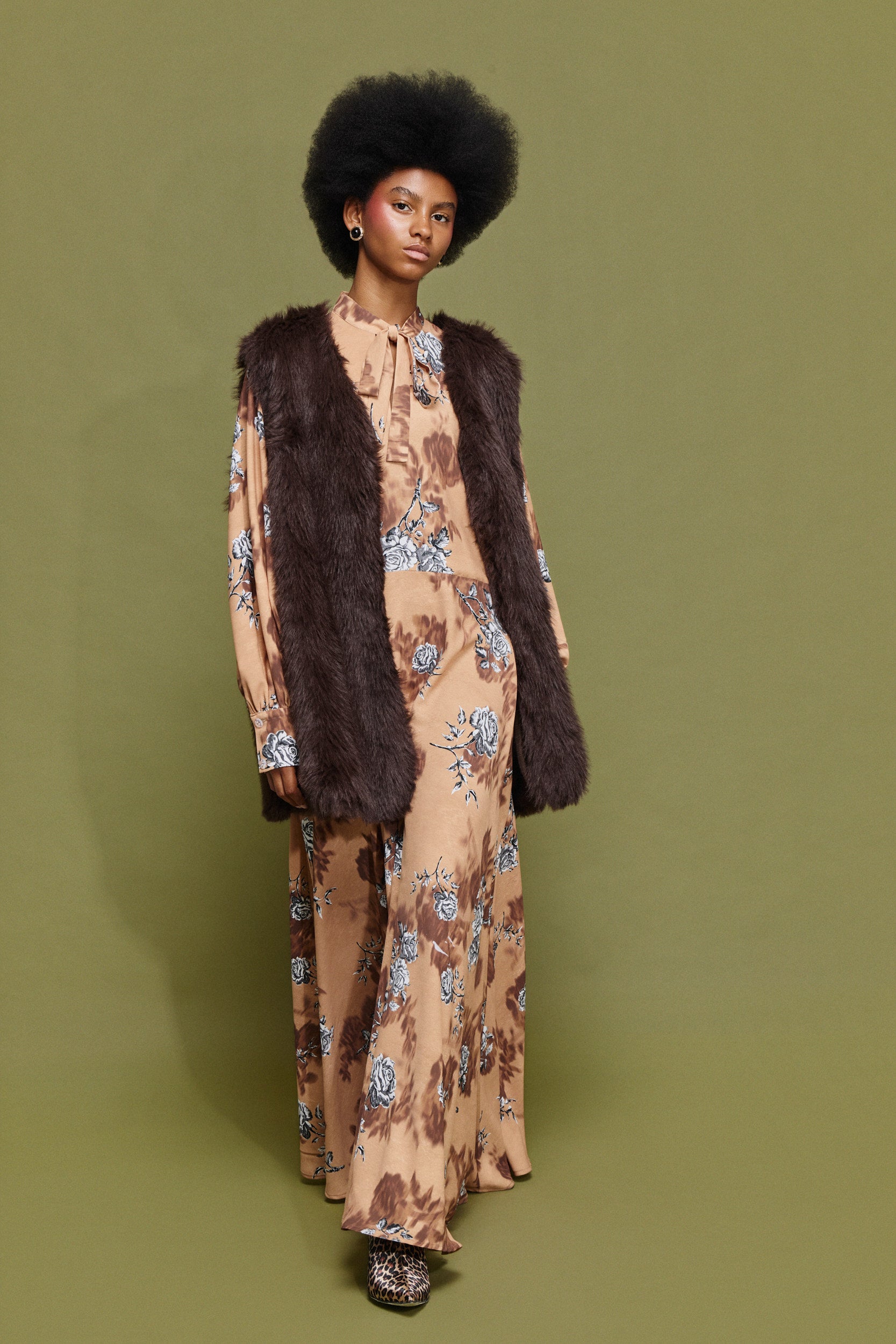 ‘FIONA’ ΜΑΚΡΥ ΓΟΥΝΙΝΟ ΓΙΛΕΚΟ MAMOUSH