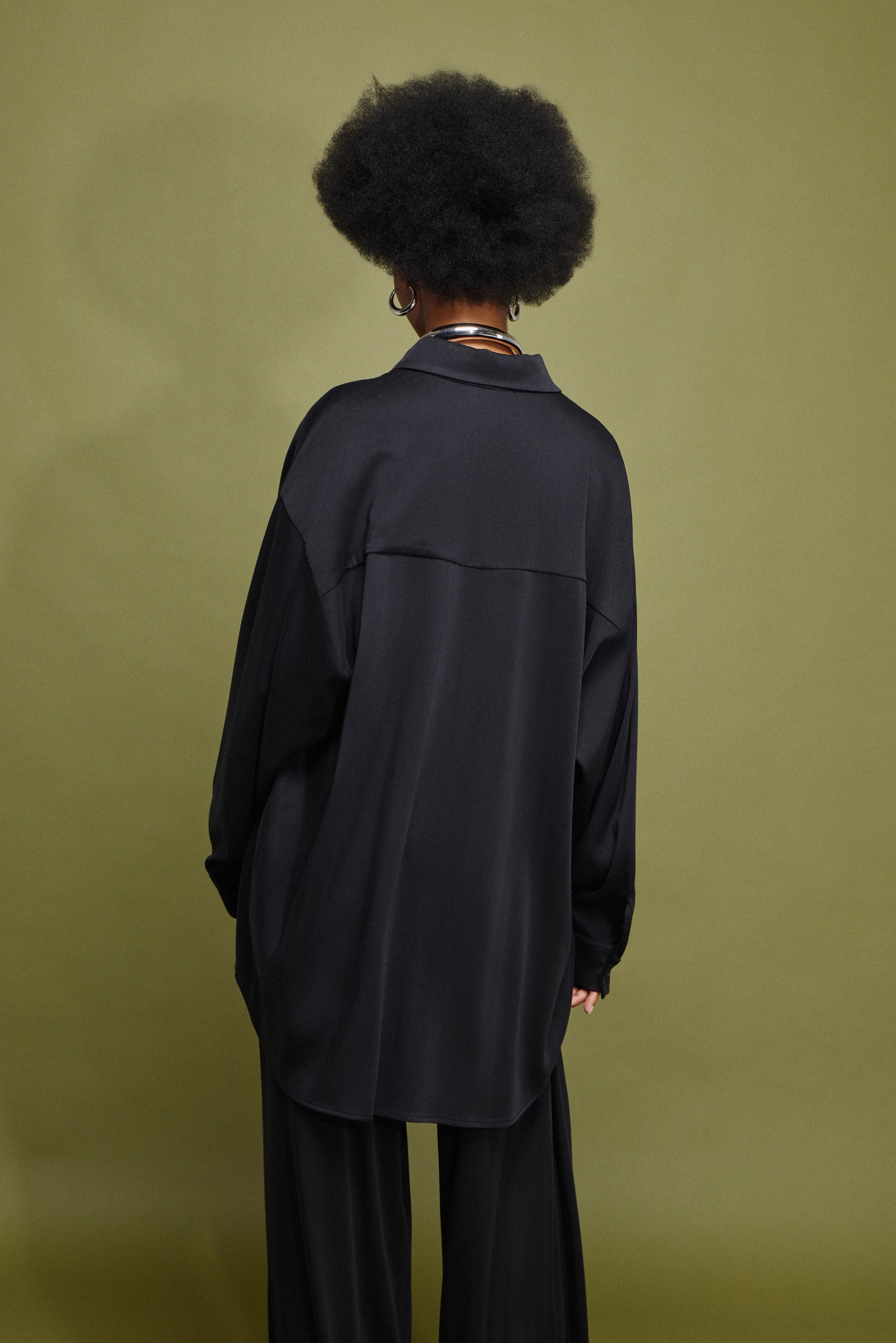 LORA' OVERSIZED ΠΟΥΚΑΜΙΣΙΣΟ (BLACK) MAMOUSH