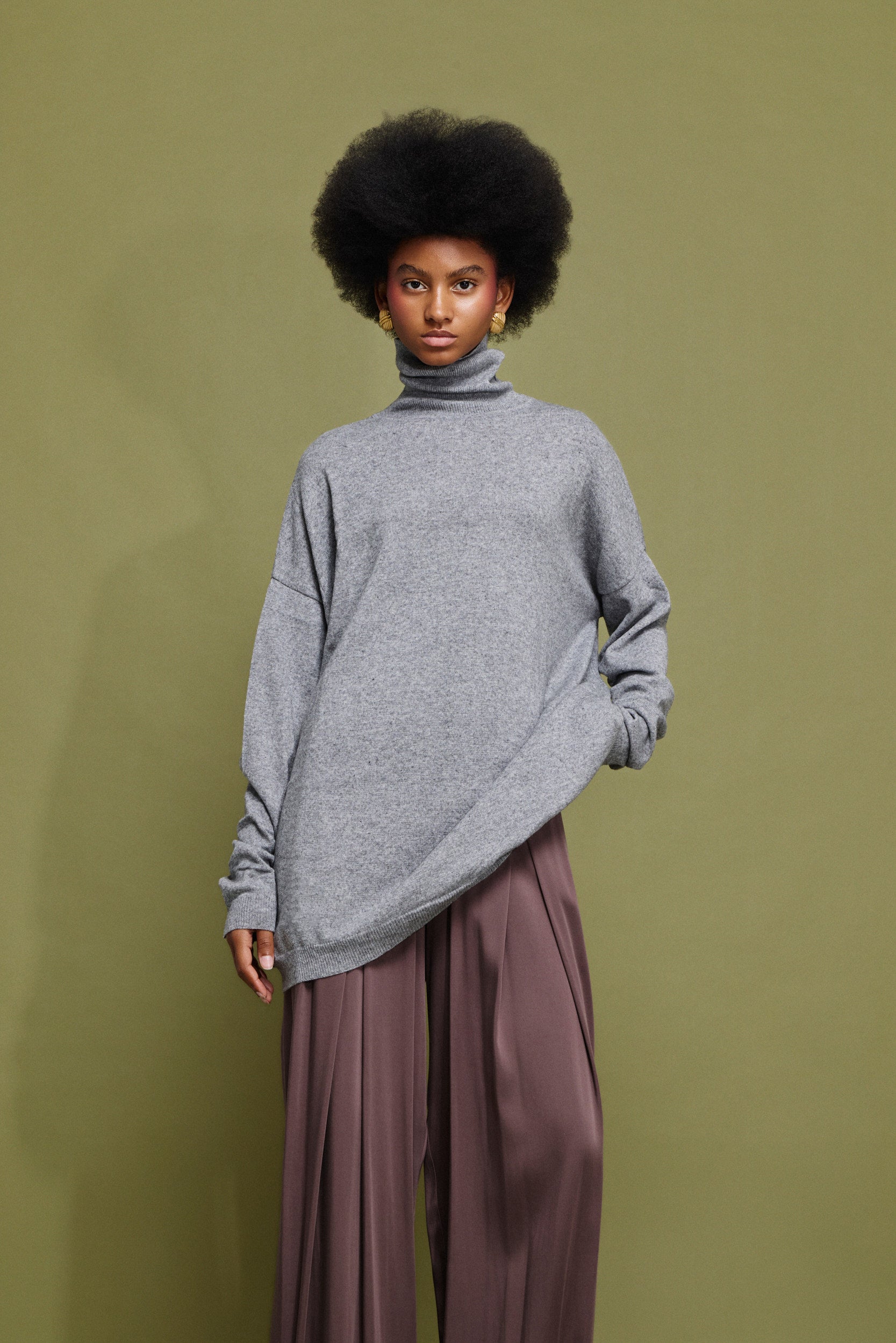 VELMA' ΖΙΒΑΓΚΟ ΑΠΟ ΚΑΣΜΙΡ (GRAY) MAMOUSH