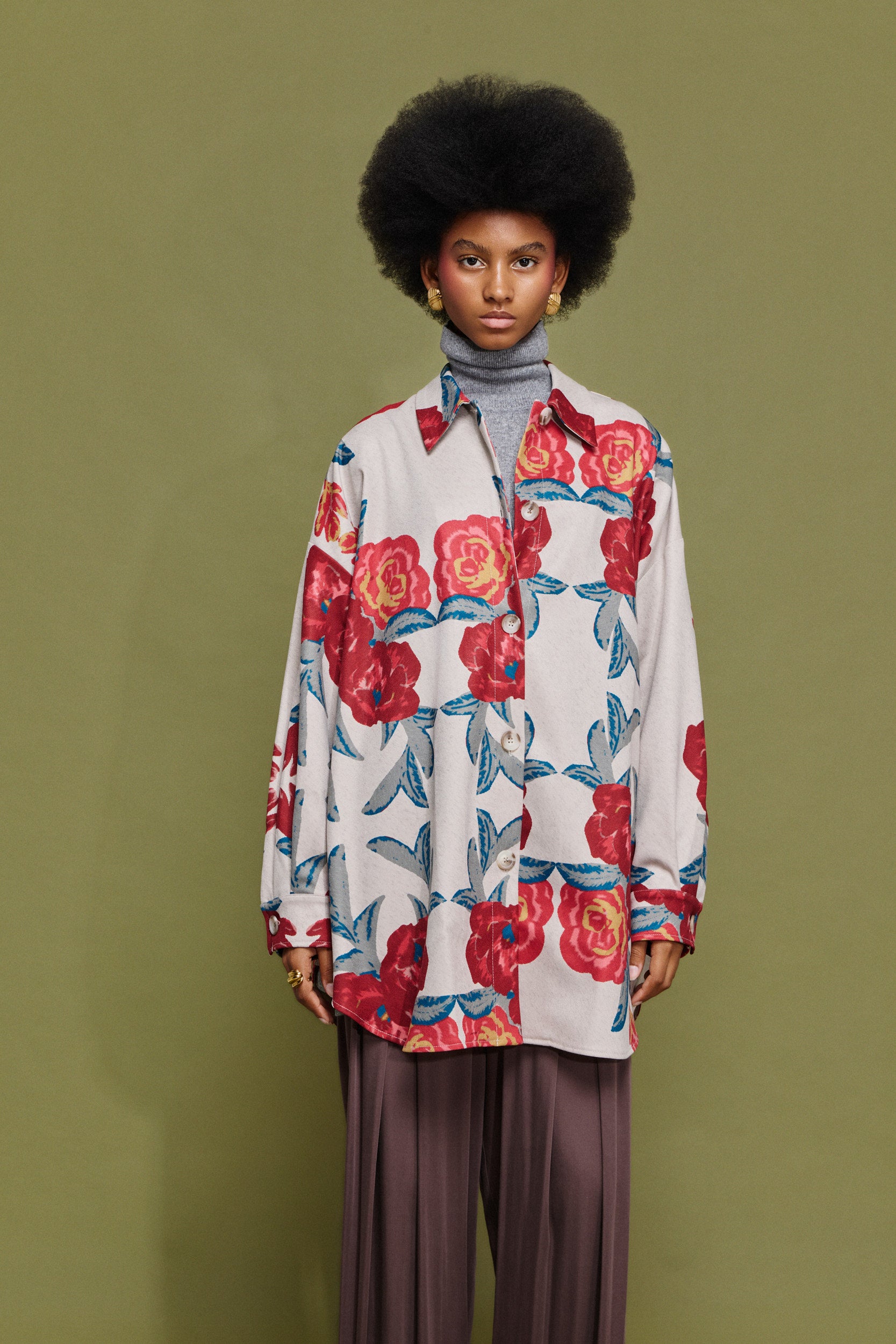 ‘MERYL’ OVERSIZED ΚΟΤΛΕ ΠΟΥΚΑΜΙΣΟ MAMOUSH