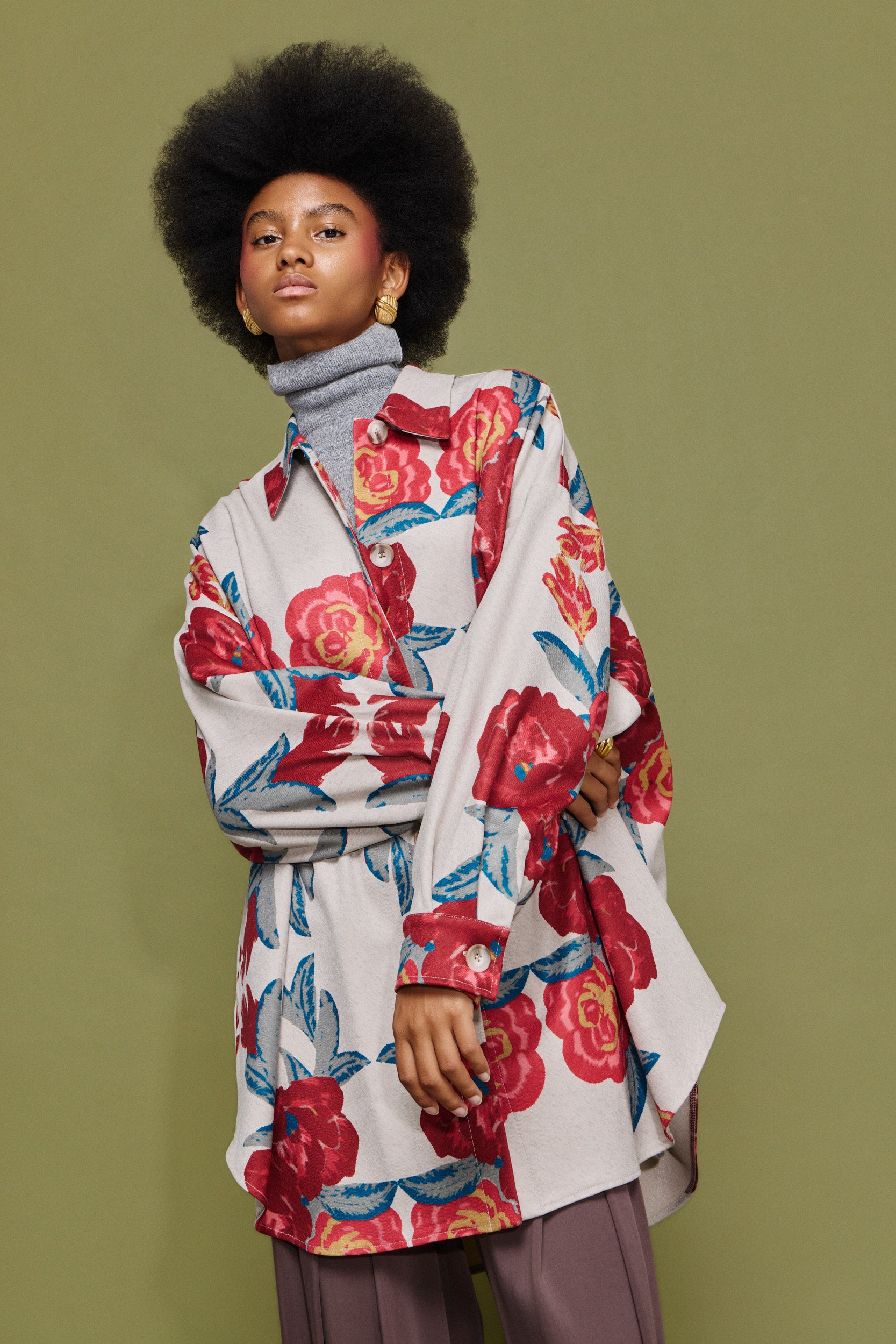 ‘MERYL’ OVERSIZED ΚΟΤΛΕ ΠΟΥΚΑΜΙΣΟ MAMOUSH