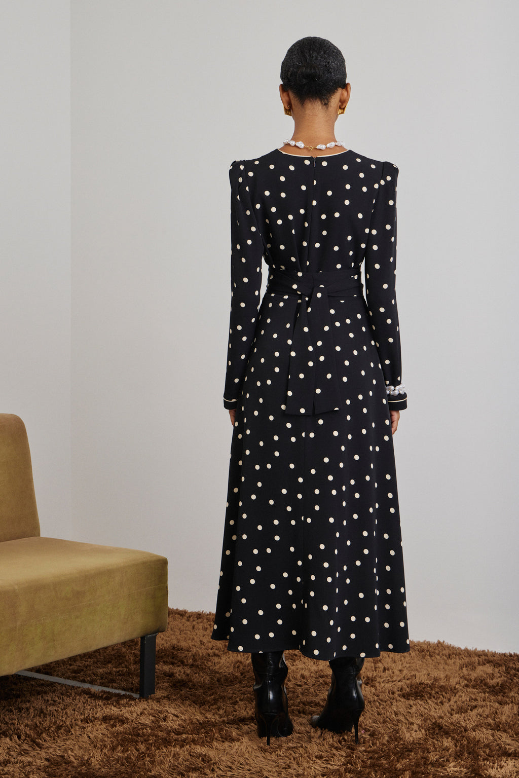 ZETA' ΜΙΝΤΙ ΦΟΡΕΜΑ (BLACK/POLKA DOT) MAMOUSH