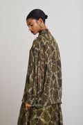 'EMILY' ΠΟΥΚΑΜΙΣΟ ANIMAL PRINT (OLIVE) MAMOUSH