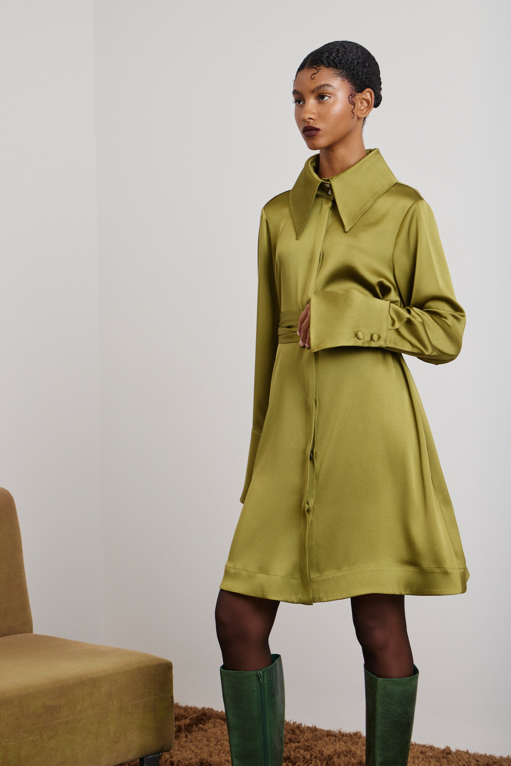 ‘ALINA’ ΜΙΝΙ ΣΑΤΕΝ ΦΟΡΕΜΑ MAMOUSH