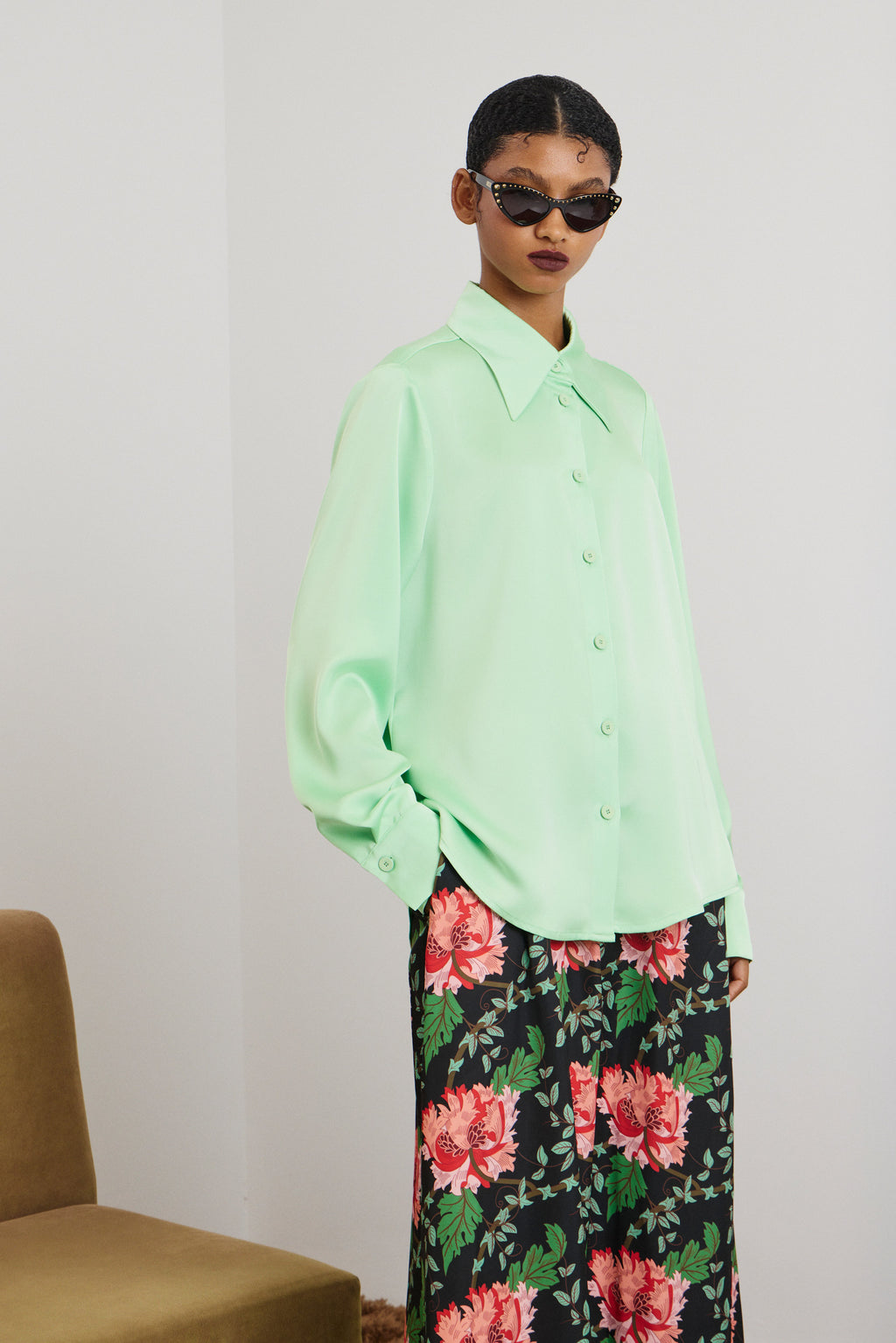 KAIA' ΣΑΤΕΝ ΠΟΥΚΑΜΙΣΟ (MINT) MAMOUSH