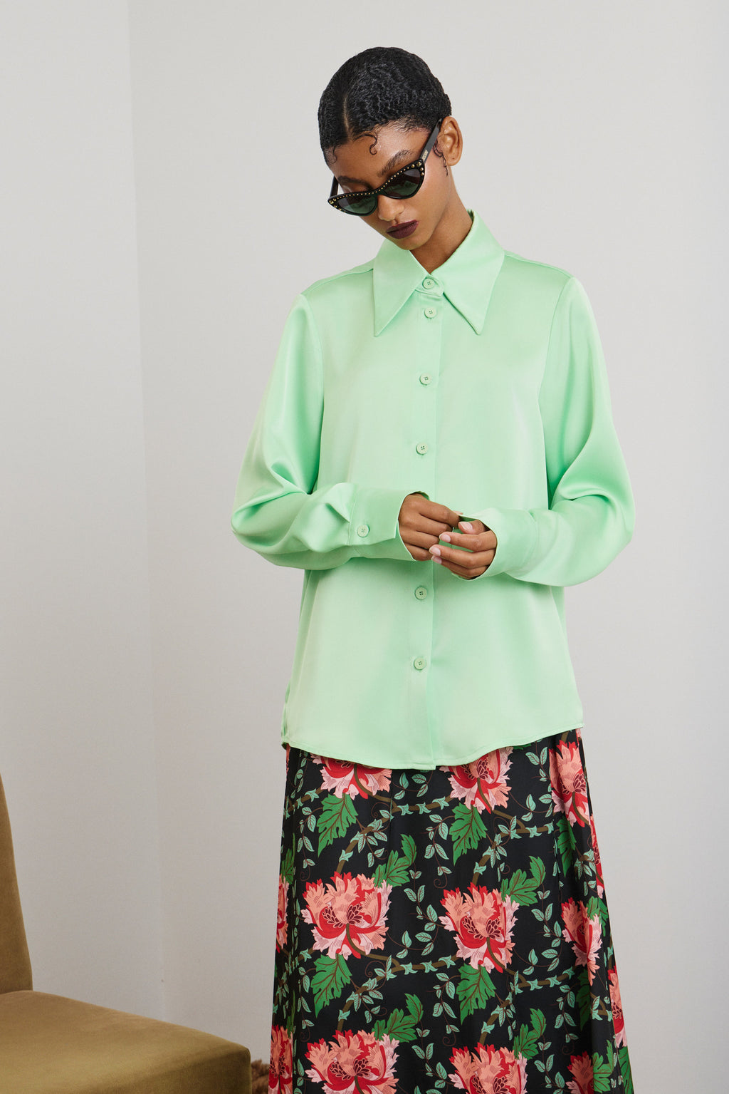 KAIA' ΣΑΤΕΝ ΠΟΥΚΑΜΙΣΟ (MINT) MAMOUSH