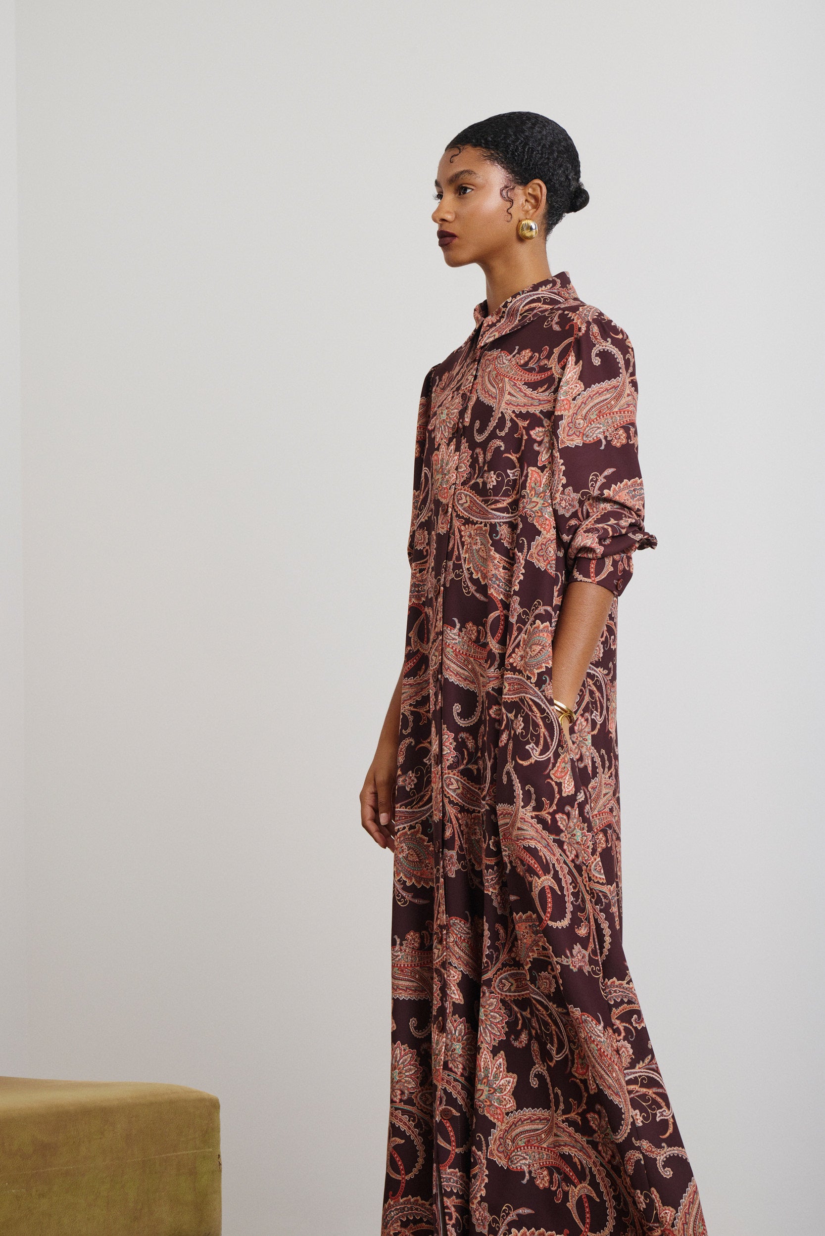 LIANA' ΜΑΞΙ ΦΟΡΕΜΑ (CHOKOLA) MAMOUSH