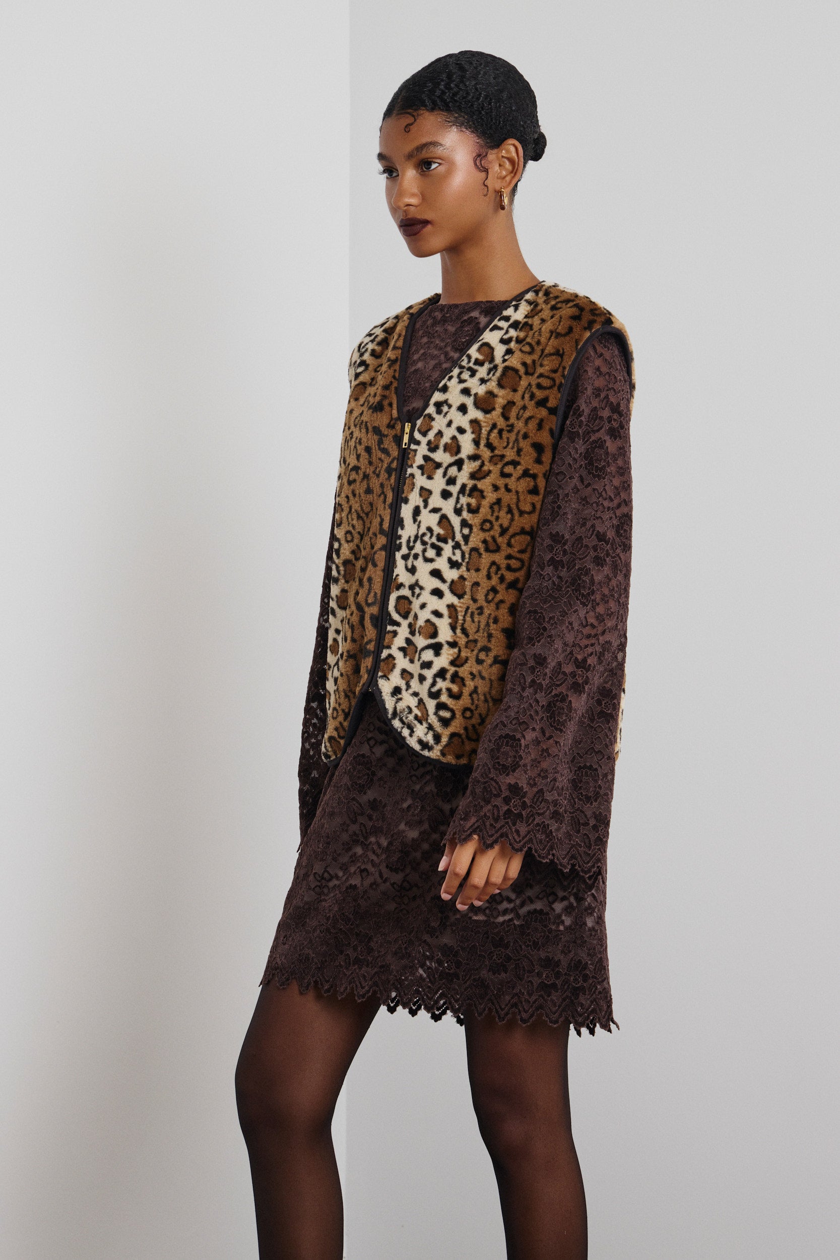 ‘EVI’ ΓΟΥΝΙΝΟ ΓΙΛΕΚΟ ANIMAL PRINT MAMOUSH