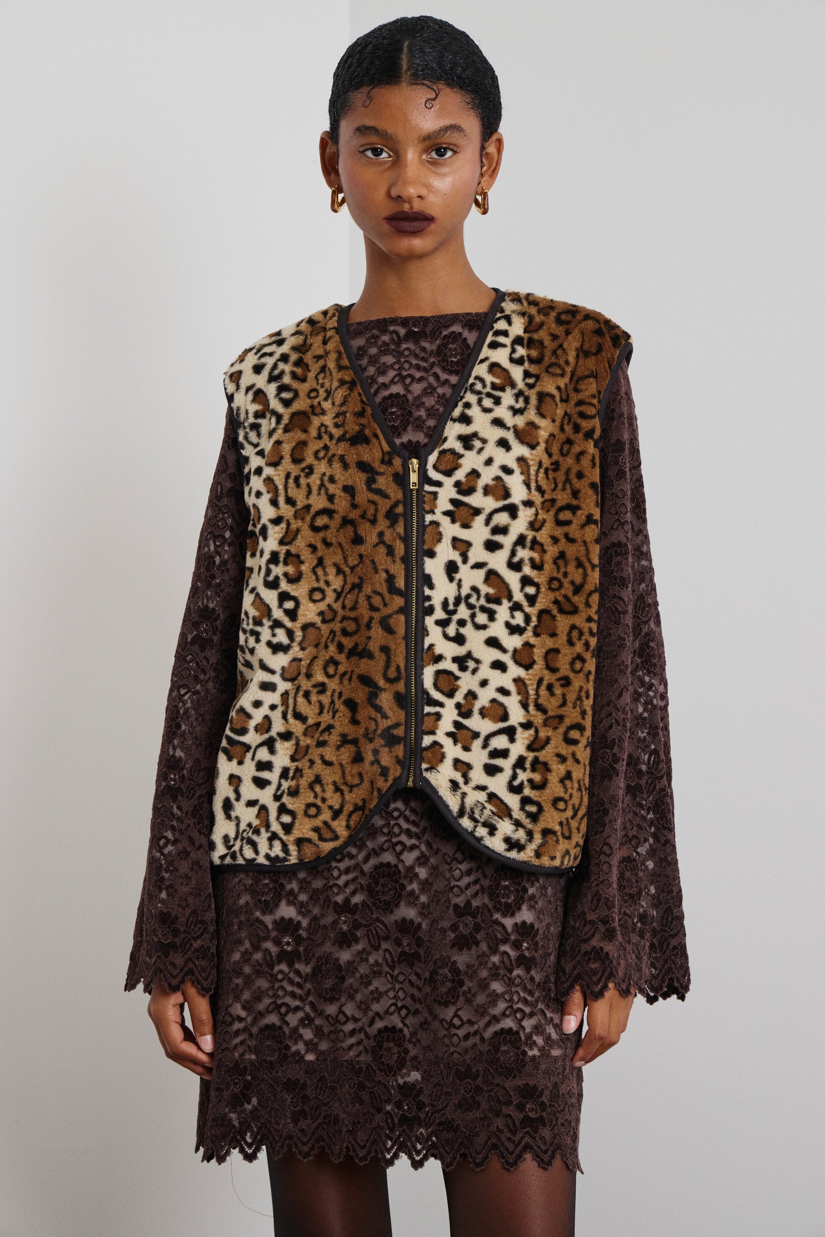 ‘EVI’ ΓΟΥΝΙΝΟ ΓΙΛΕΚΟ ANIMAL PRINT MAMOUSH