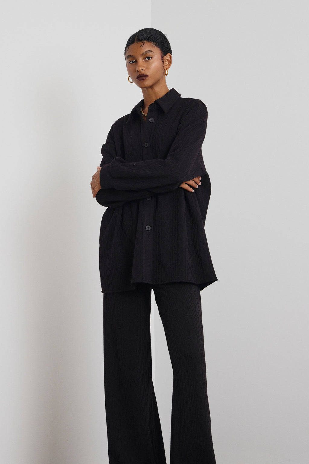 MIA' ΠΛΕΚΤΟ ΠΑΝΤΕΛΟΝΙ (BLACK) MAMOUSH