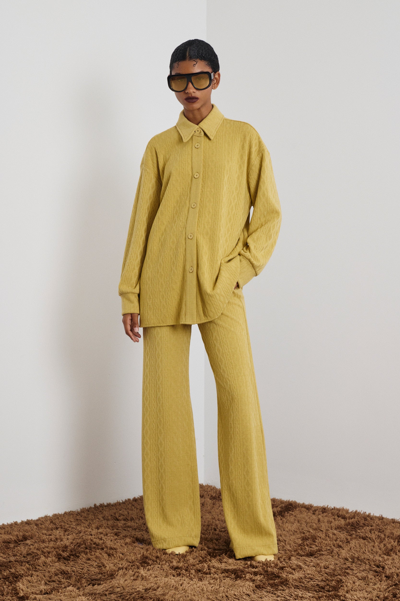 AMELIA OVERSIZED ΠΛΕΚΤΟ ΠΟΥΚΑΜΙΣΟ (BAMBOO) MAMOUSH