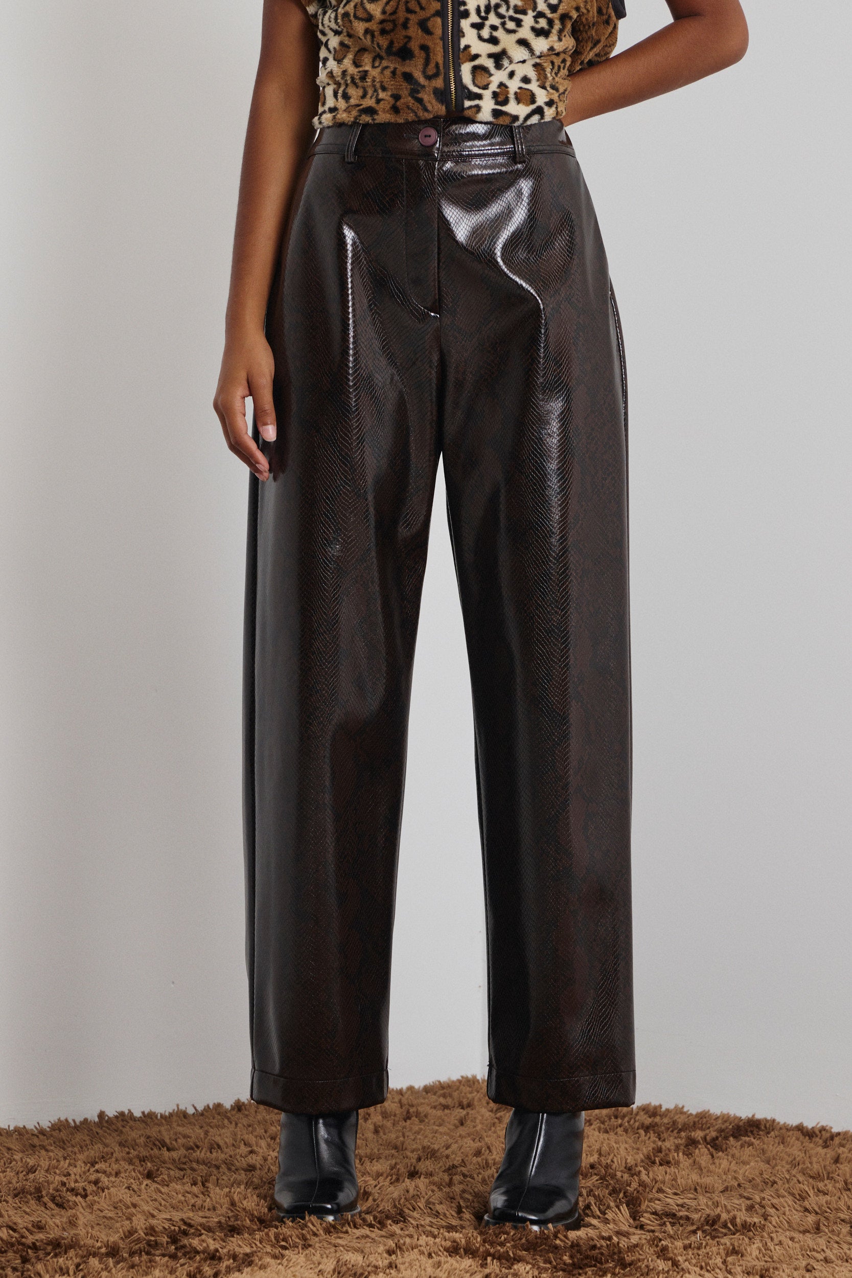 RUBY' ΠΑΝΤΕΛΟΝΙ ANIMAL PRINT MAMOUSH