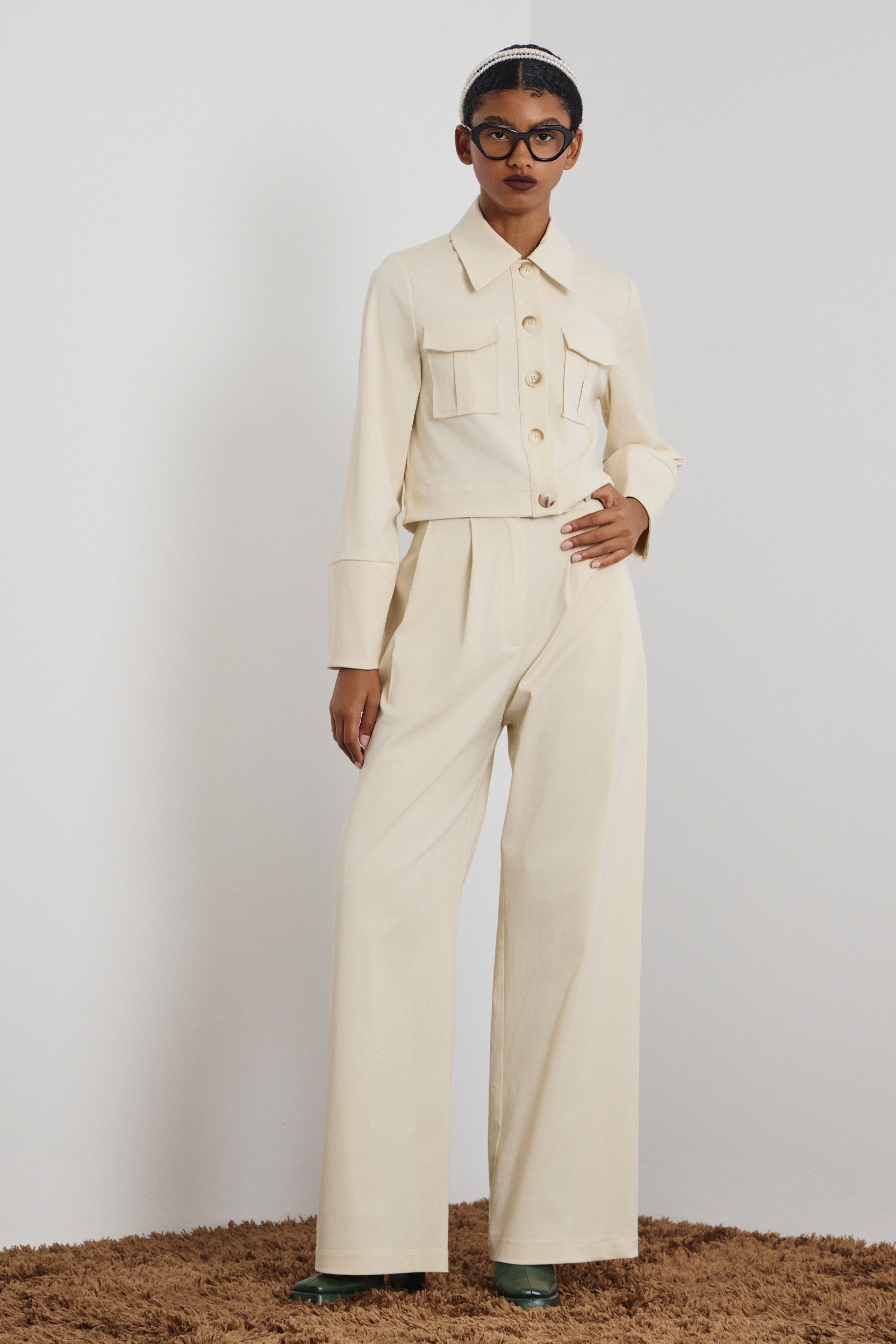 ‘DAISY’ ΠΑΝΤΕΛΟΝΑ ΜΕ ΚΟΥΦΟΠΙΕΤΕΣ (VANILLA) MAMOUSH