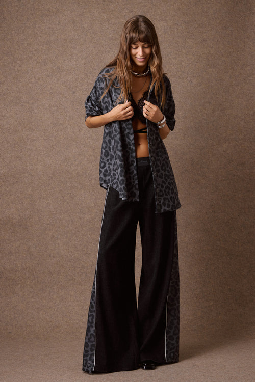 'DORIS' ANIMAL PRINT OVERSIZED ΠΟΥΚΑΜΙΣΟ MAMOUSH