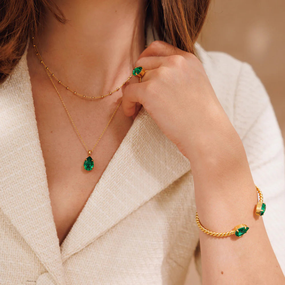 ΒΡΑΧΙΟΛΙ MINI DROP/ EMERALD CAROLINE SVEBDBOM