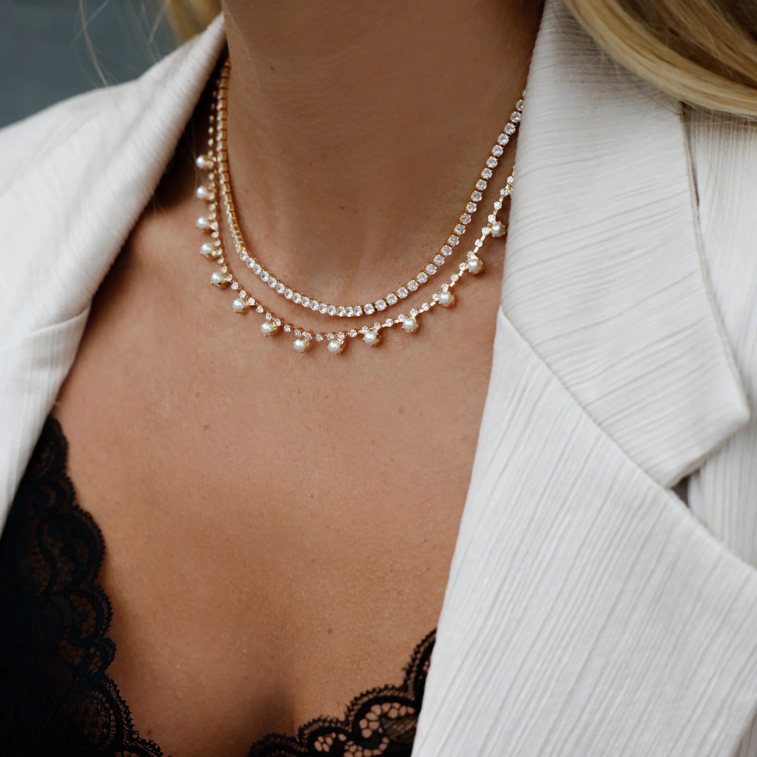 LILY NECKLACE / PEARL CAROLINE SVEBDBOM