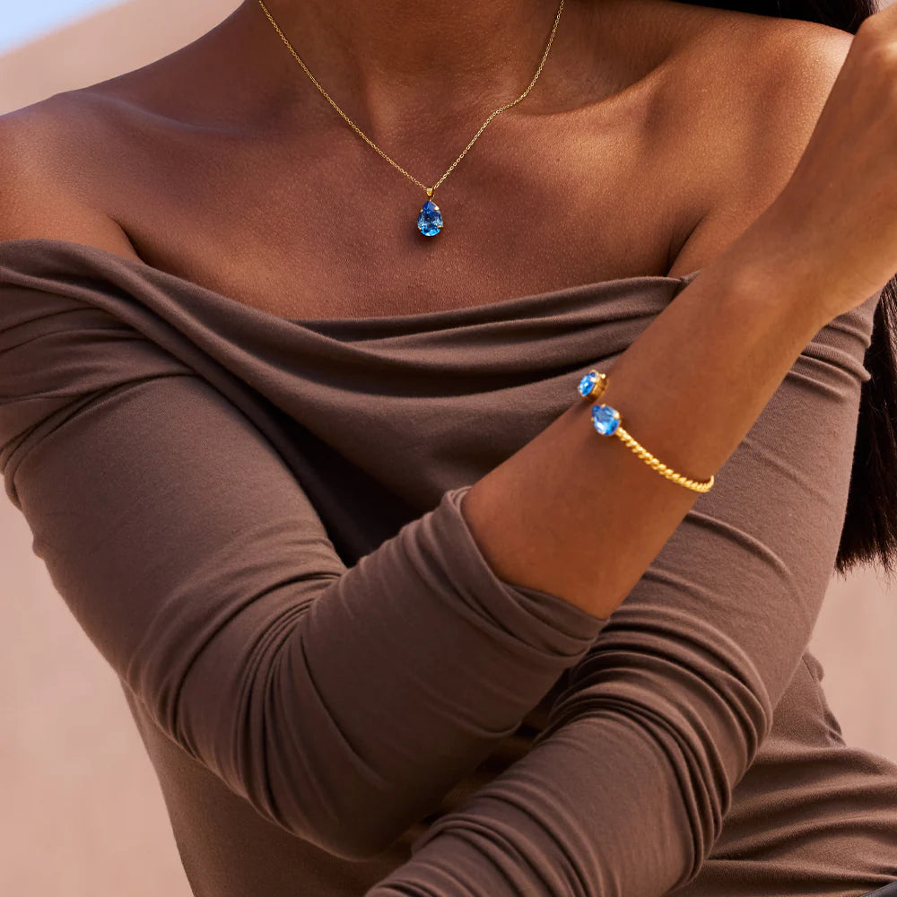 ΚΟΛΙΕ MINI DROP /ICE BLUE CAROLINE SVEBDBOM