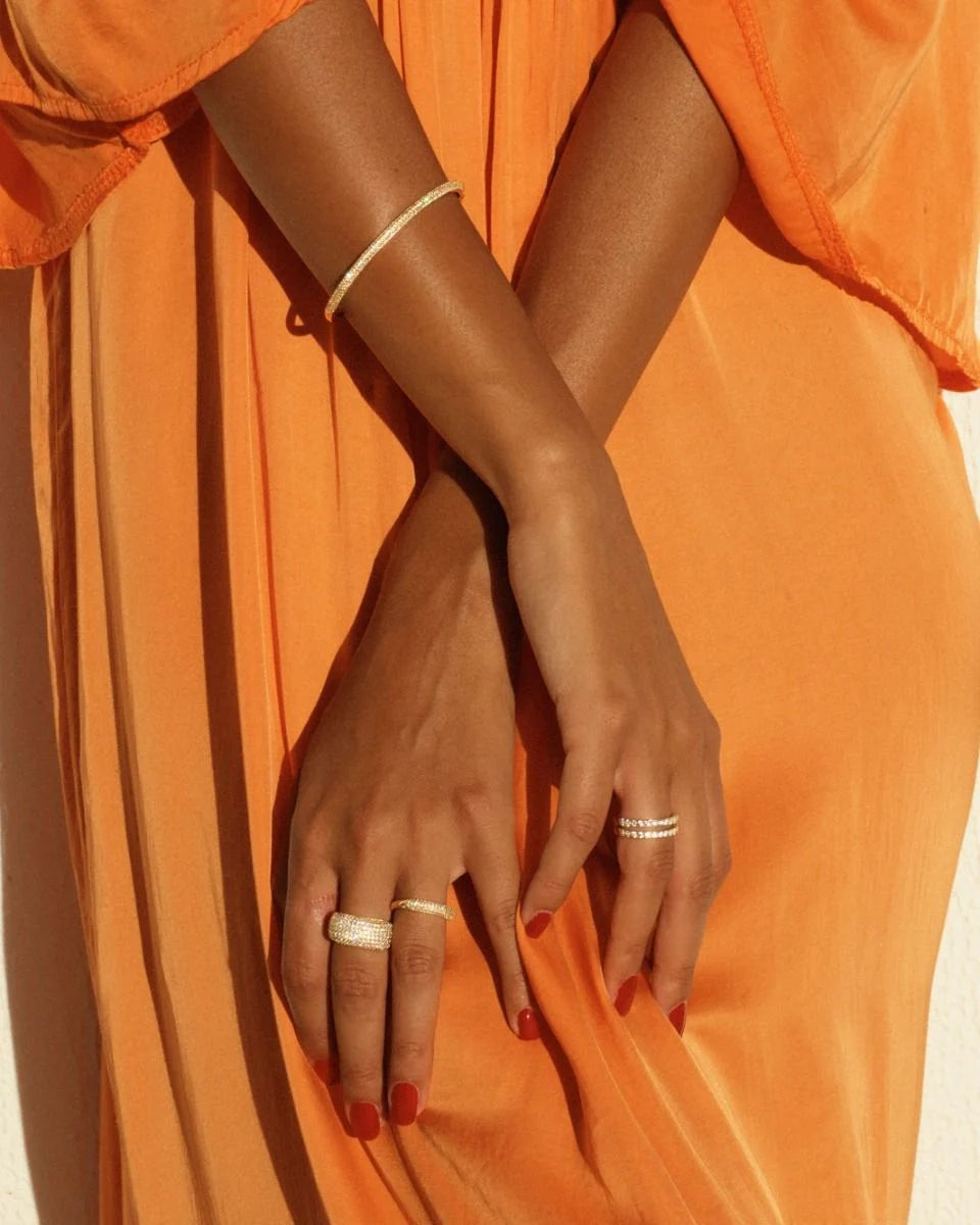 ΧΡΥΣΟ ΔΑΧΤΥΛΙΔΙ ΑΠΟ ΑΣΗΜΙ MAXI LUXE EDBLAD