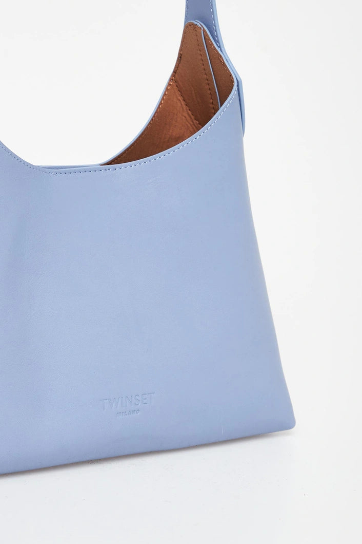 ΔΕΡΜΑΤΙΝΗ ΤΣΑΝΤΑ HOBO (BLUE JASMINE) TWINSET