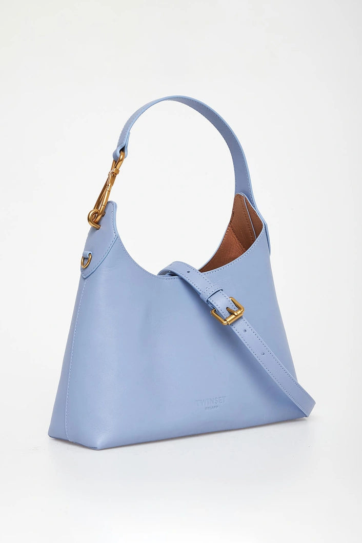 ΔΕΡΜΑΤΙΝΗ ΤΣΑΝΤΑ HOBO (BLUE JASMINE) TWINSET
