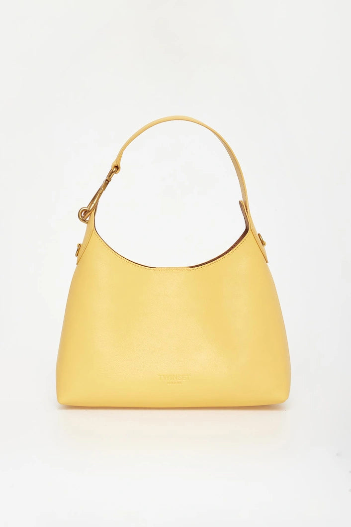 ΔΕΡΜΑΤΙΝΗ ΤΣΑΝΤΑ HOBO (LEMON) TWINSET