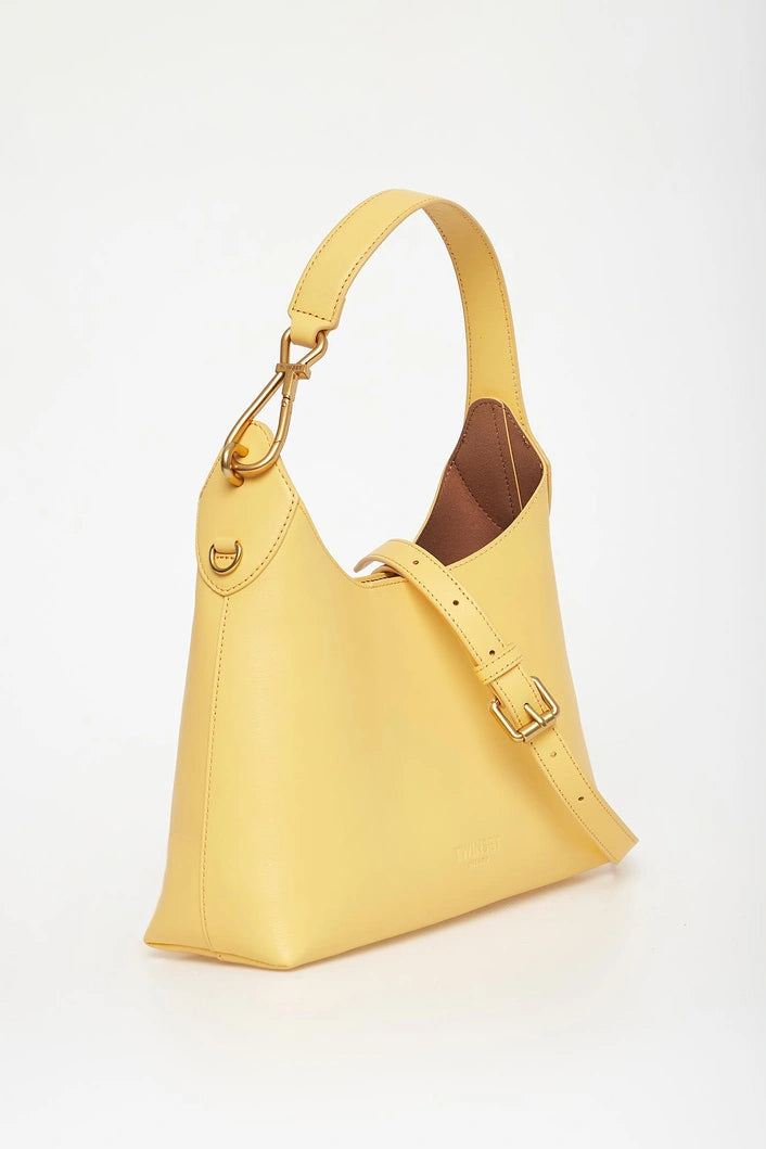 ΔΕΡΜΑΤΙΝΗ ΤΣΑΝΤΑ HOBO (LEMON) TWINSET