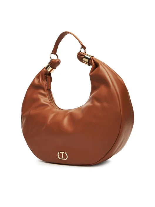 ΤΣΑΝΤΑ HOBO 'ECLIPSE' ΜΕ ΧΡΥΣΟΥΣ ΚΡΙΚΟΥΣ TWINSET