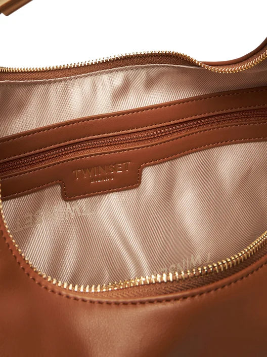 ΤΣΑΝΤΑ HOBO 'ECLIPSE' ΜΕ ΧΡΥΣΟΥΣ ΚΡΙΚΟΥΣ TWINSET