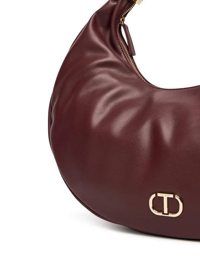 ΤΣΑΝΤΑ HOBO 'ECLIPSE' ΜΕ ΧΡΥΣΟΥΣ ΚΡΙΚΟΥΣ TWINSET