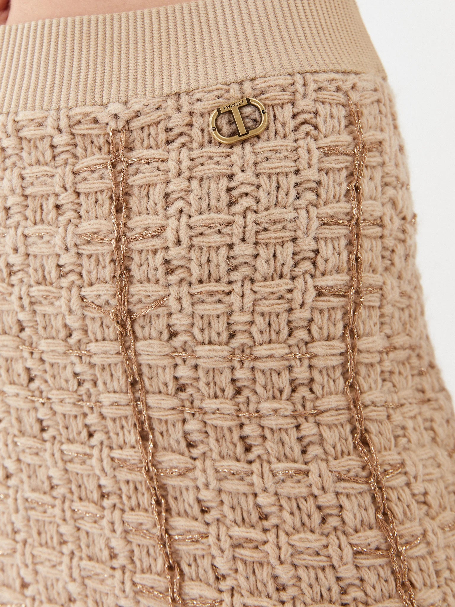 ΜΙΝΙ ΠΛΕΚΤΗ ΦΟΥΣΤΑ TWINSET