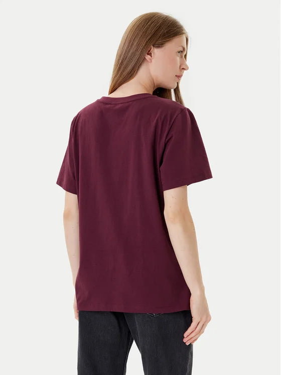 T-SHIRT ΜΕ ΠΛΑΚΑ ΣΤΡΑΣ ΟΒΑΛ Τ TWINSET