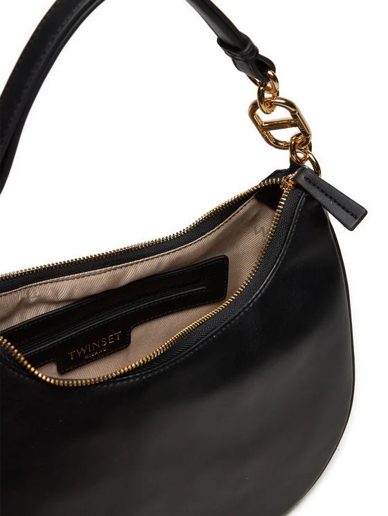 ΤΣΑΝΤΑ "HOBO" ΜΕ ΟΒΑΛ Τ ΑΛΥΣΙΔΑ TWINSET