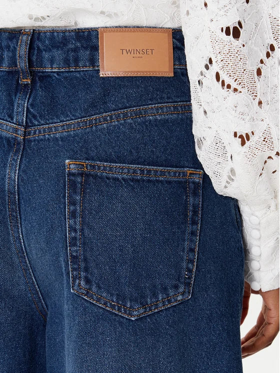 ΤΖΙΝ ΠΑΝΤΕΛOΝΙ ΜΕ ΖΩΝΗ OVAL T TWINSET