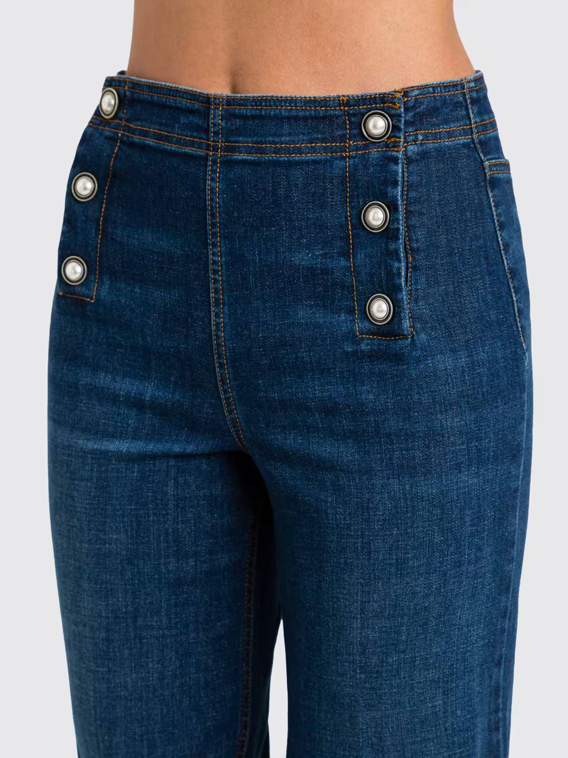 ΤΖΙΝ ΜΕ ΔΙΑΚΟΣΜΗΤΙΚΑ ΚΟΥΜΠΙΑ ΑΠΟ ΠΕΡΛΕΣ TWINSET