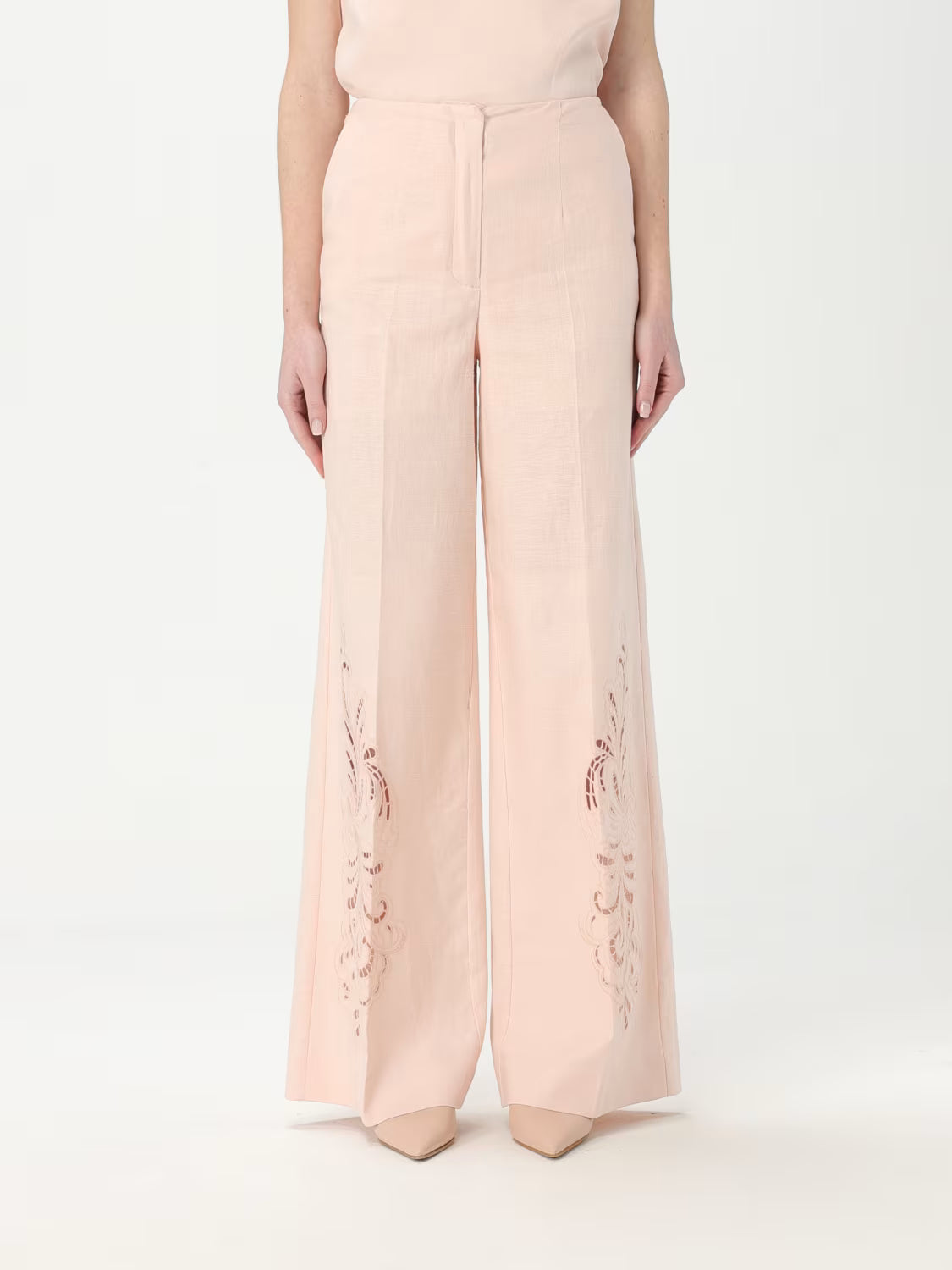 ΛΙΝΟ ΠΑΝΤΕΛΟΝΙ ΜΕ ΚΕΝΤΗΜΑ TWINSET