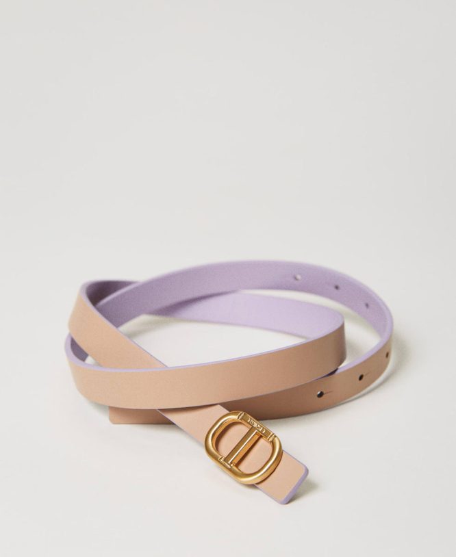 TWO-TONE BELT WITH LOGO TWINSET ACCESSORY 5