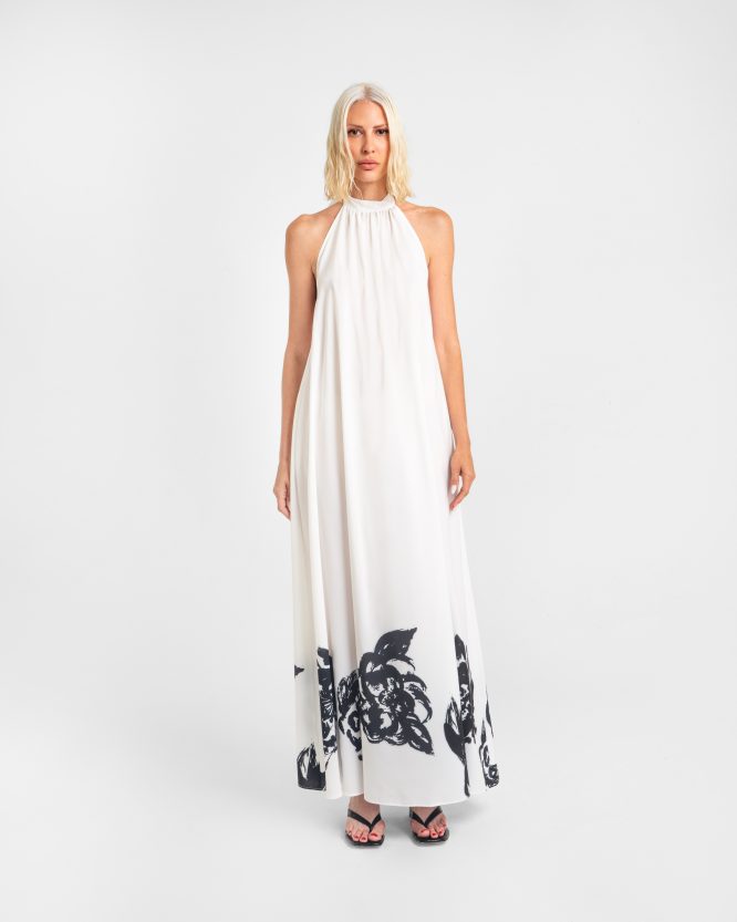 LOLA MAXI ΦΟΡΕΜΑ (WHITE) MAMOUSH ΠΡΟΣΦΟΡΕΣ 3