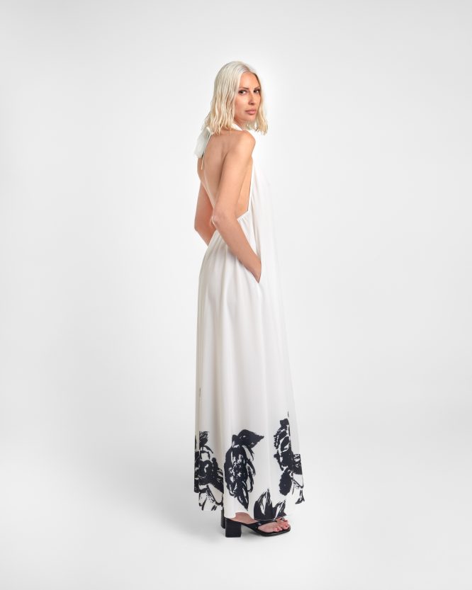 LOLA MAXI ΦΟΡΕΜΑ (WHITE) MAMOUSH ΠΡΟΣΦΟΡΕΣ 4