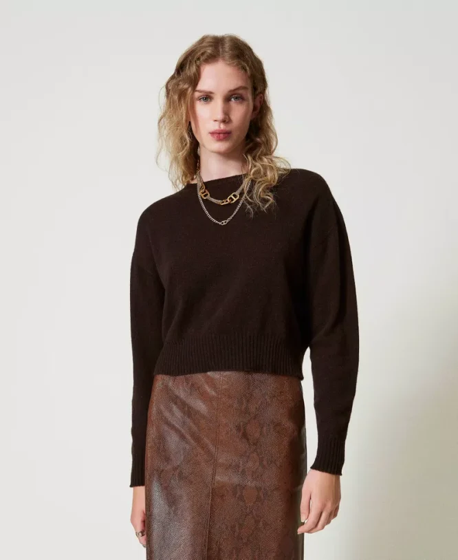 ECO-CASHMERE CREW JUMPER TWINSET ΝΕΕΣ ΑΦΙΞΕΙΣ 3