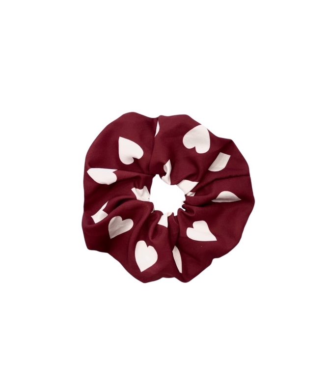 SCRUNCHIES (BURGUNDY HEARTS) MAMOUSH ΠΡΟΣΦΟΡΕΣ 3