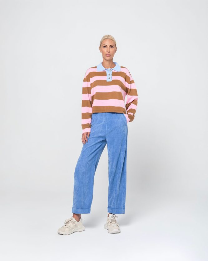 REBECCA CORDUROY PANTS (BLUE) MAMOUSH new arrivals 3