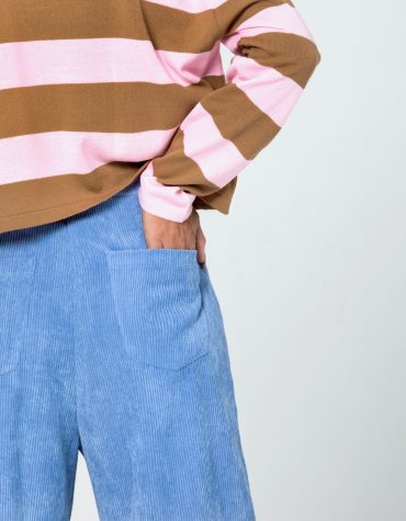 REBECCA CORDUROY PANTS (BLUE) MAMOUSH new arrivals 2