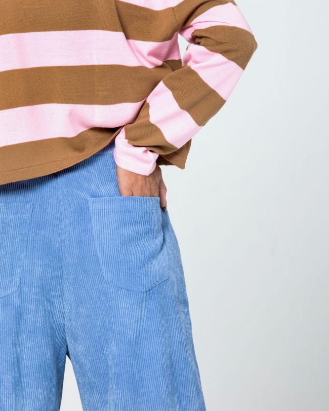 REBECCA CORDUROY PANTS (BLUE) MAMOUSH new arrivals 4