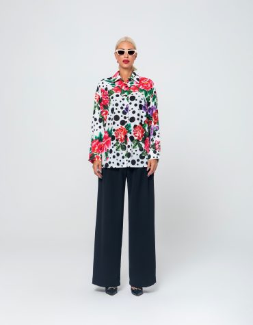 SOFI OVERSIZED ΠΟΥΚΑΜΙΣΟ (WHITE/POLKA DOT) MAMOUSH SHIRTS 2