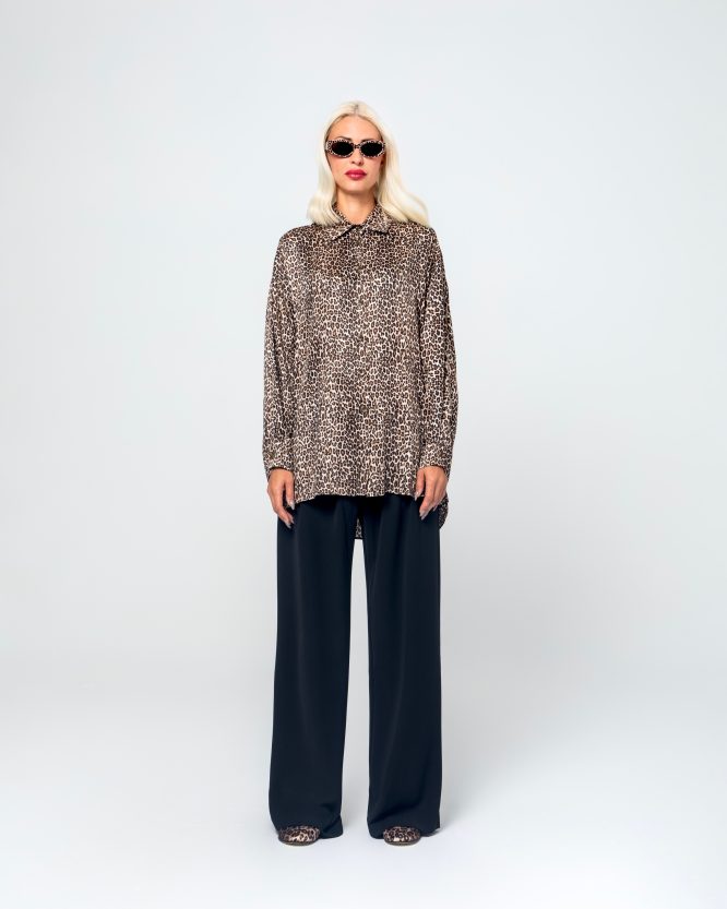 VICTORIA OVERSIZED ΠΟΥΚΑΜΙΣΟ (ANIMAL PRINT) MAMOUSH new arrivals 7